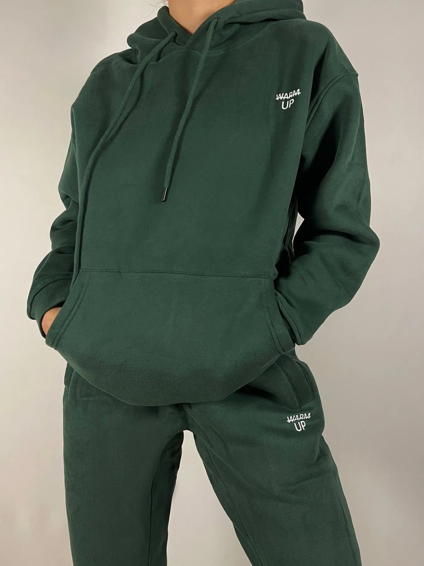 Dark Green Thick Oversized Hoodie