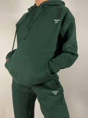 Dark Green Thick Oversized Hoodie