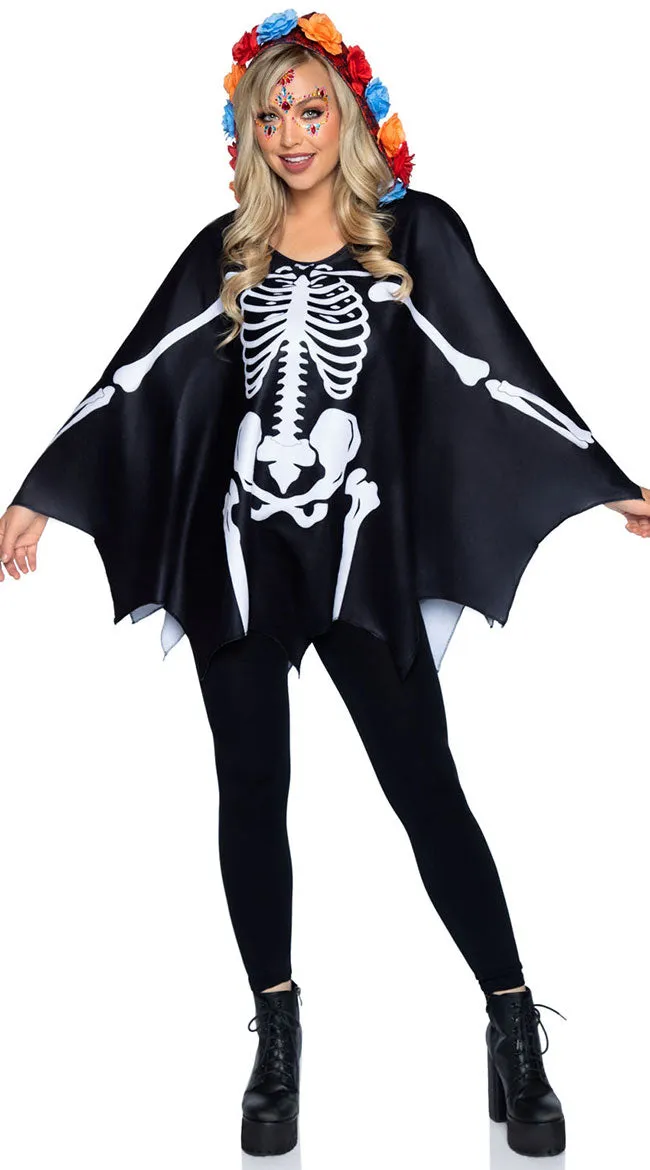 Day of the Dead Poncho Costume