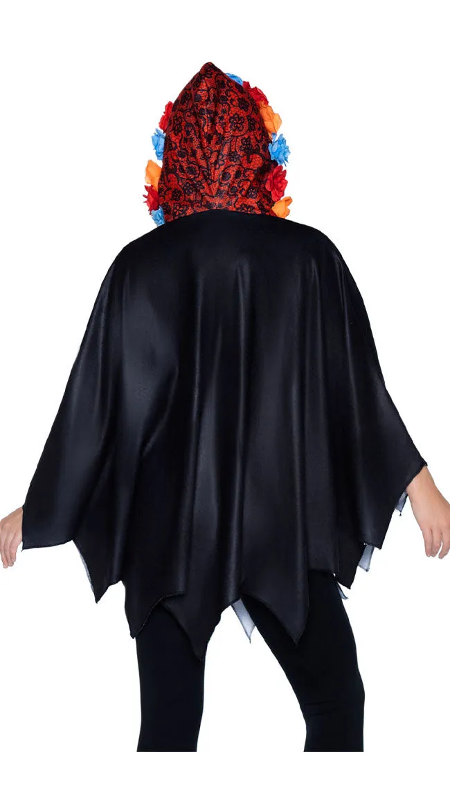 Day of the Dead Poncho Costume