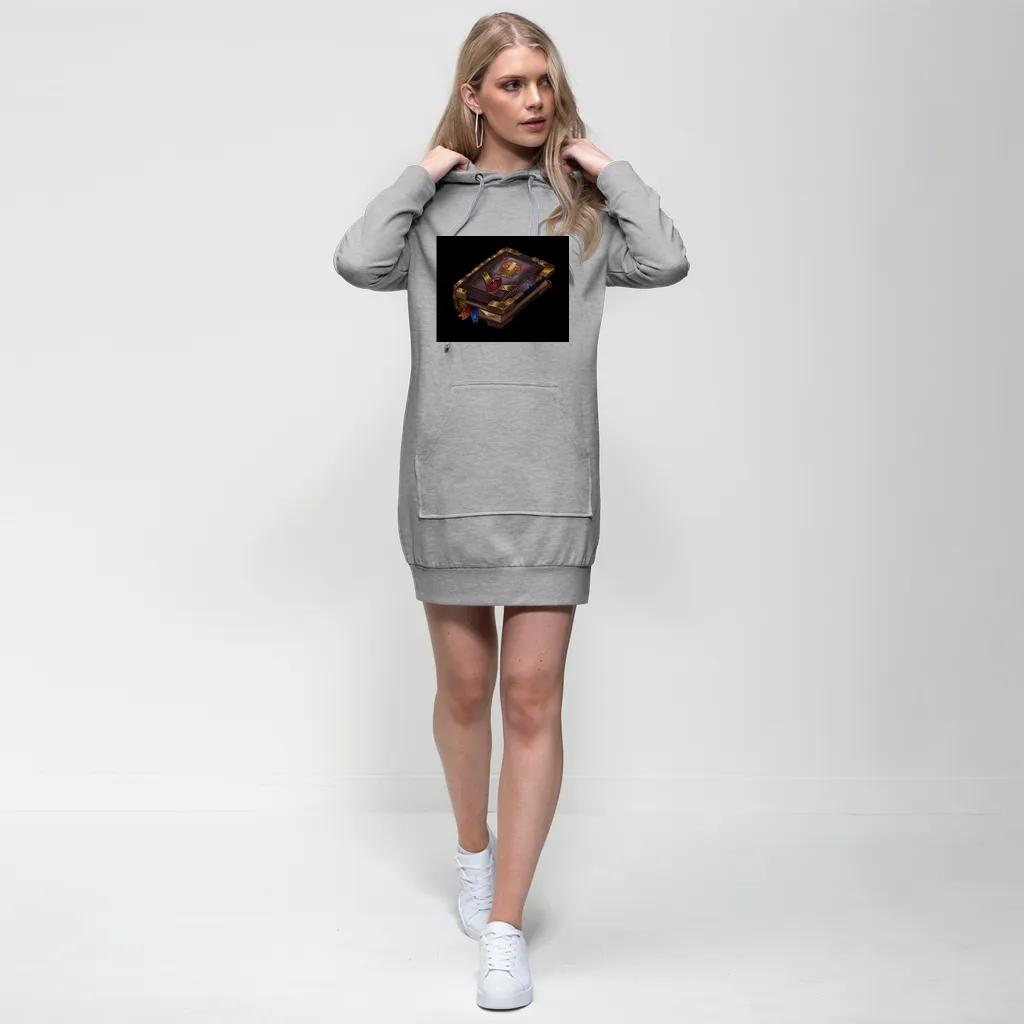 Death Spell Book Premium Adult Hoodie Dress