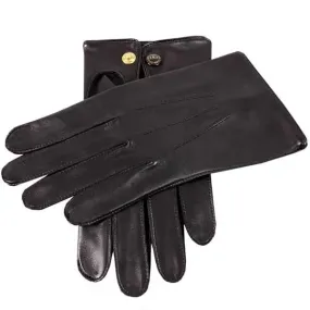 DENTS Sandhurst Unlined Leather Officer's Gloves - Mens - Black