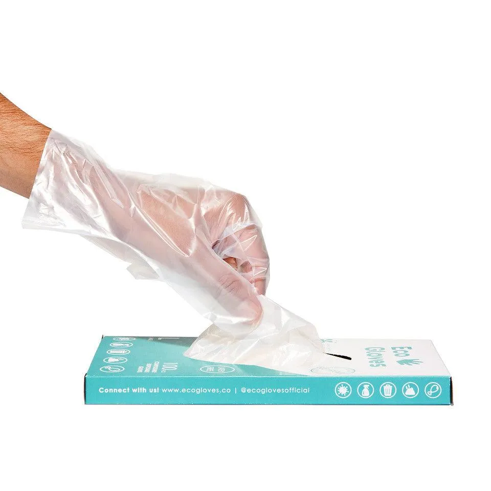 Disposable Eco-Friendly Compostable Gloves - 3 Pack