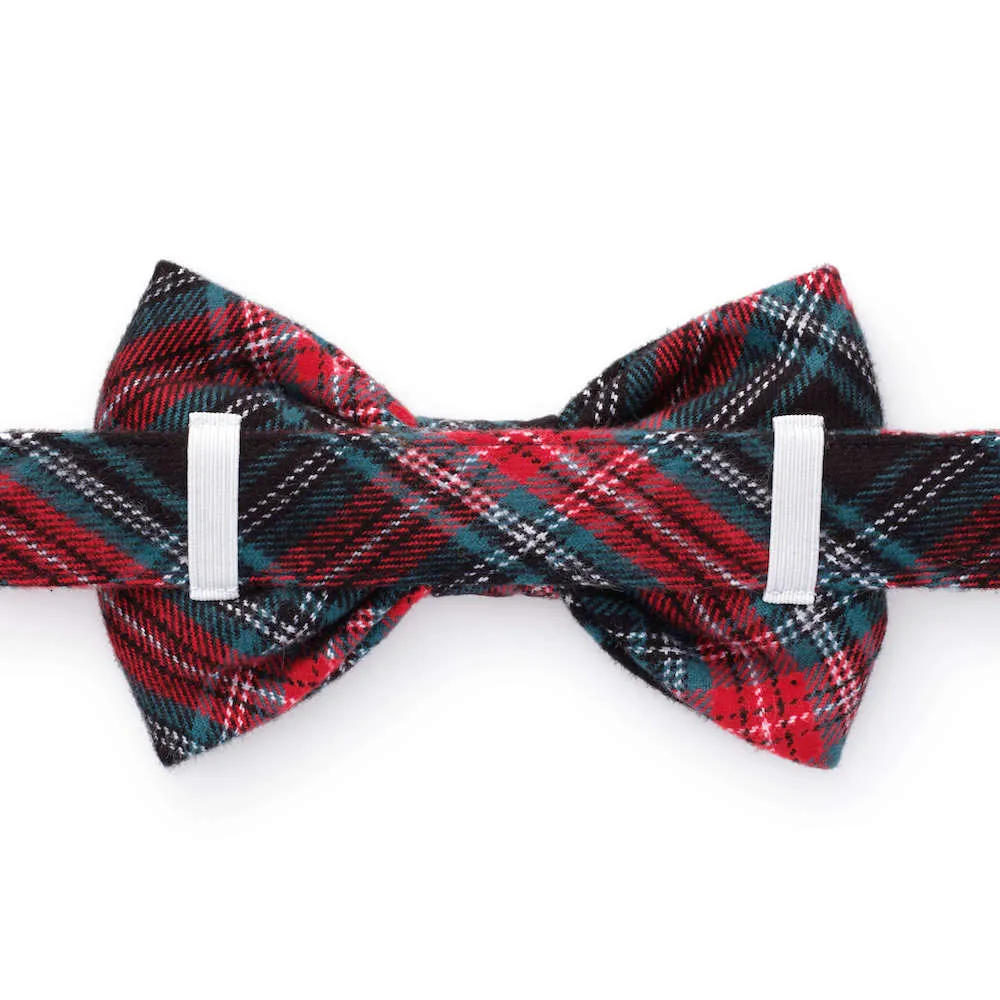 Draper James x TFD Georgia Plaid Dog Bow Tie