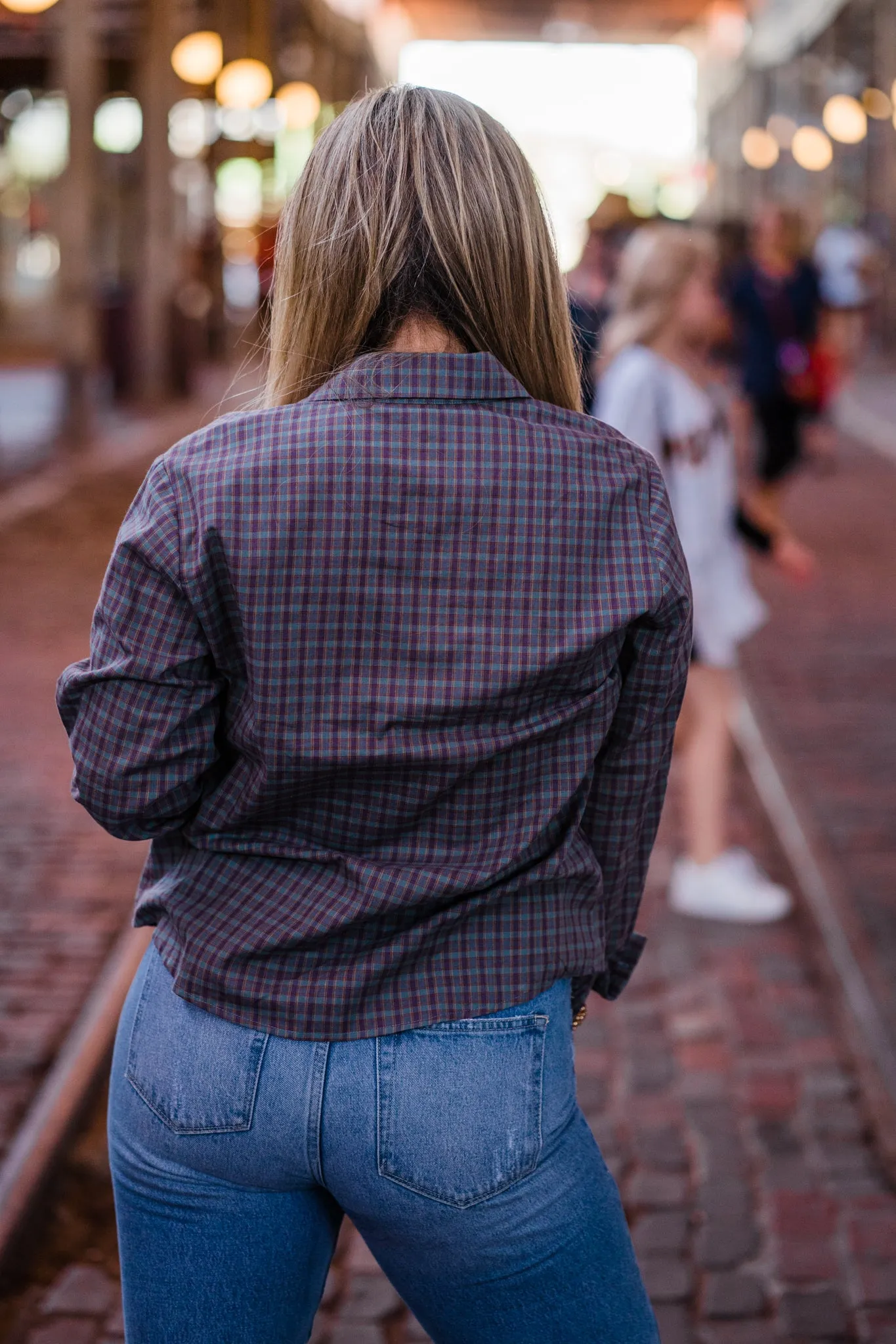 Embroidered Plaid Shirt