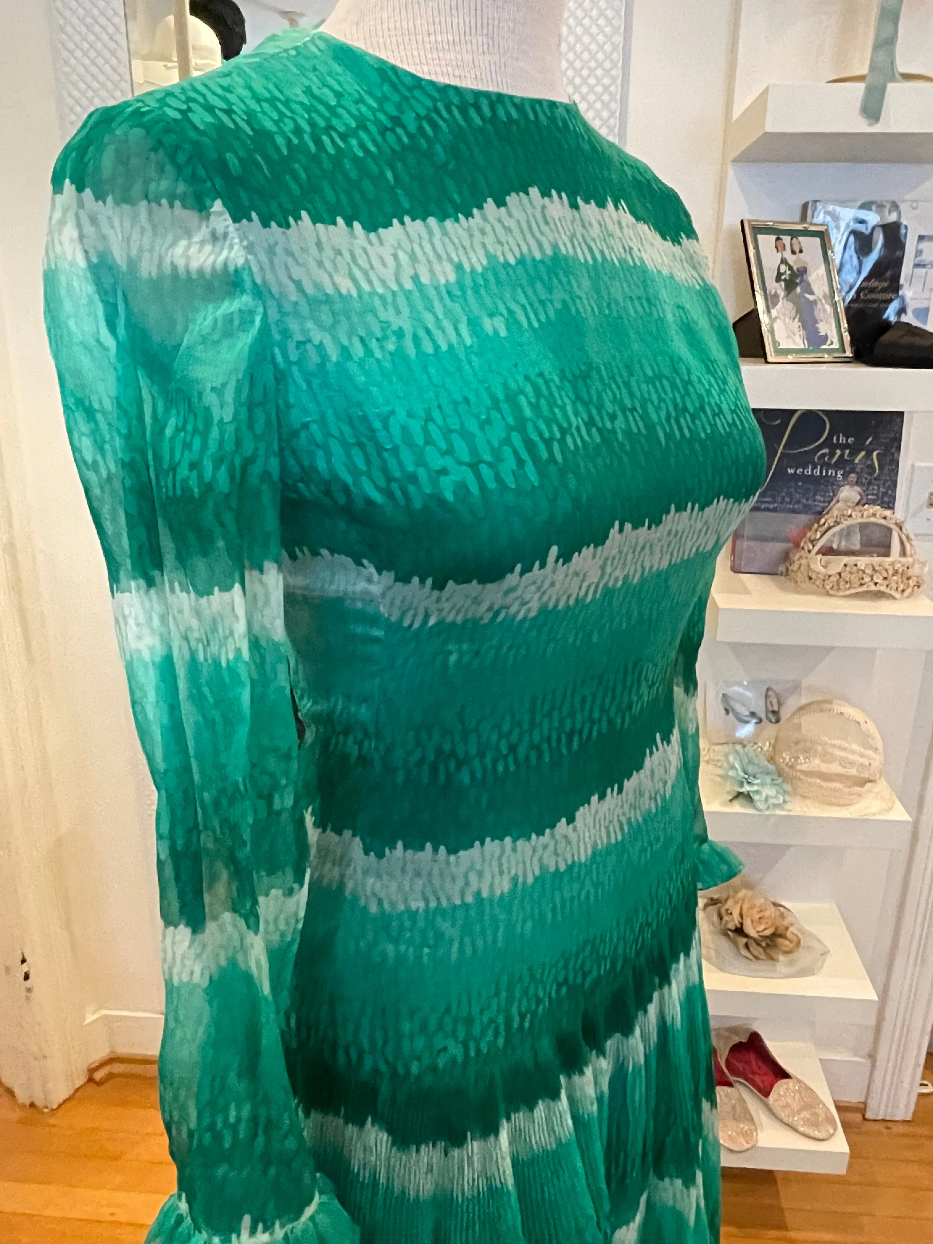 Emerald Chester Weinberg Dress