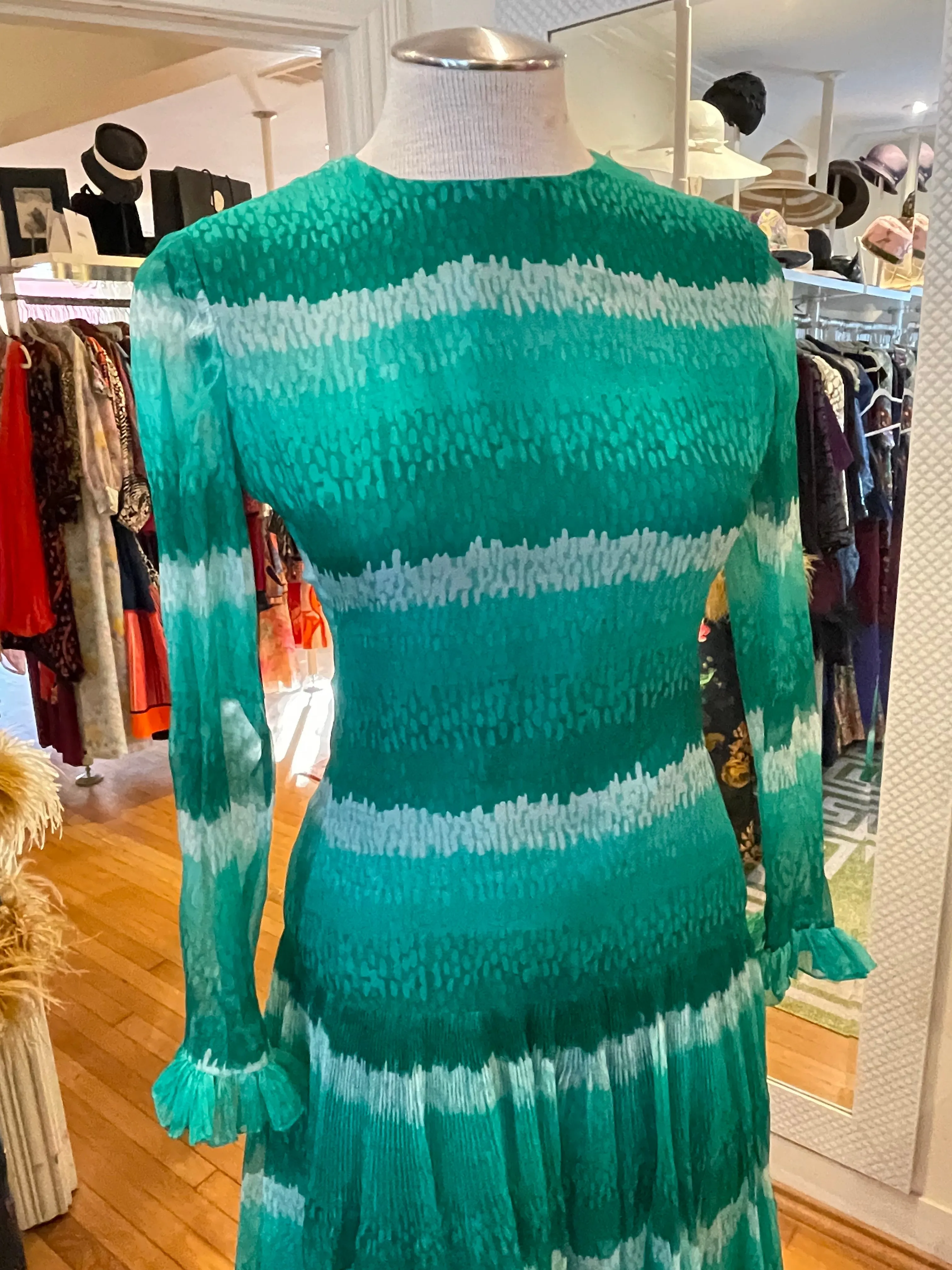 Emerald Chester Weinberg Dress