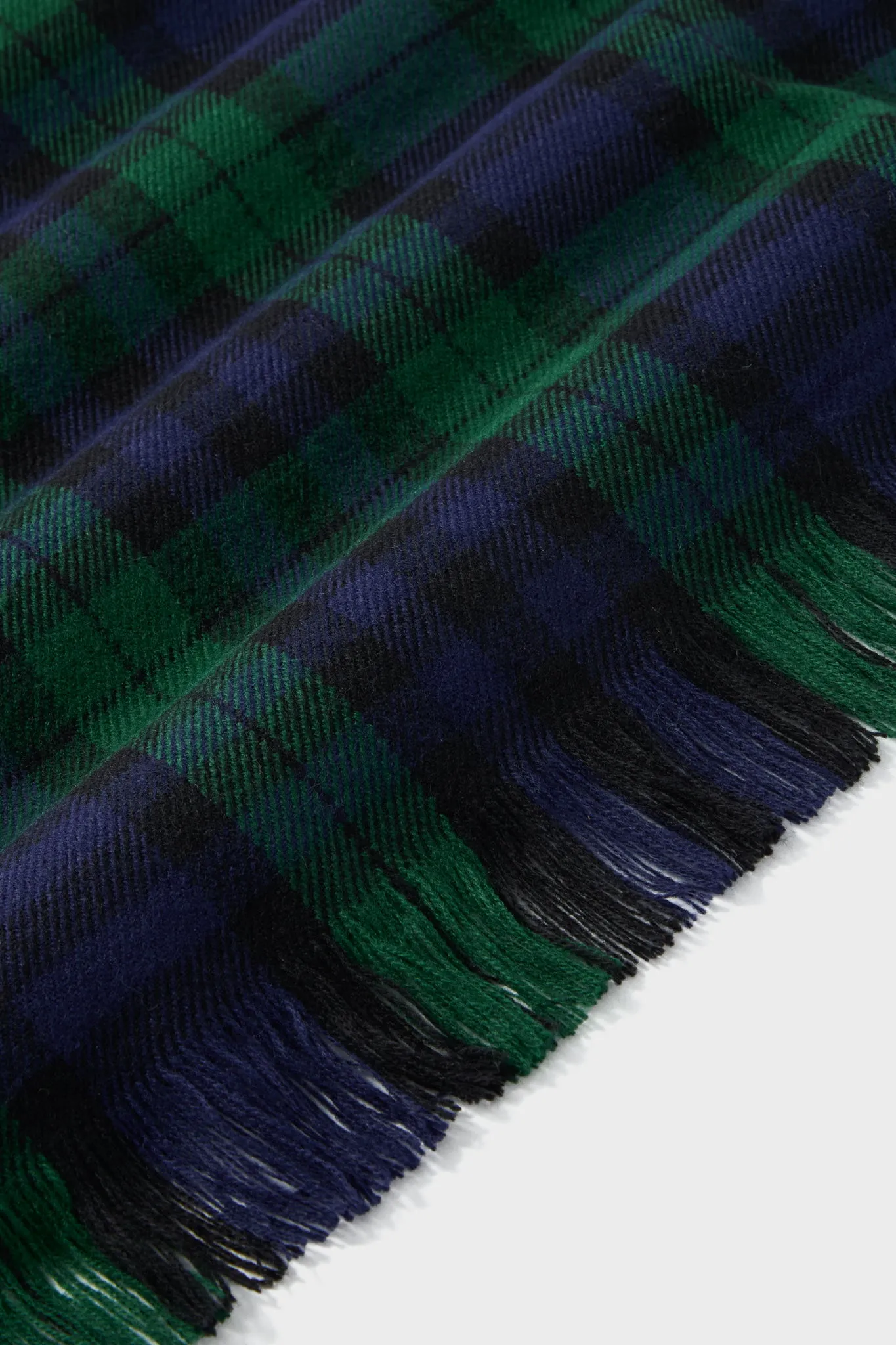 Exclusive Blackwatch Tartan Ruana Poncho