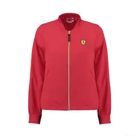 Ferrari Womens Jacket, Bomber, Red, 2020