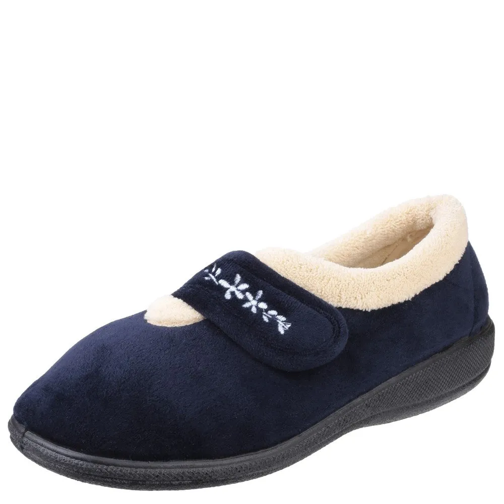 Fleet & Foster Capa Touch Fastening Memory Foam Slipper