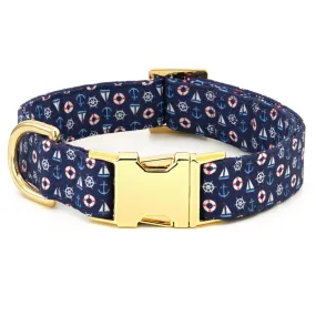 Foggy Dog Sail Away Summer Dog Collar