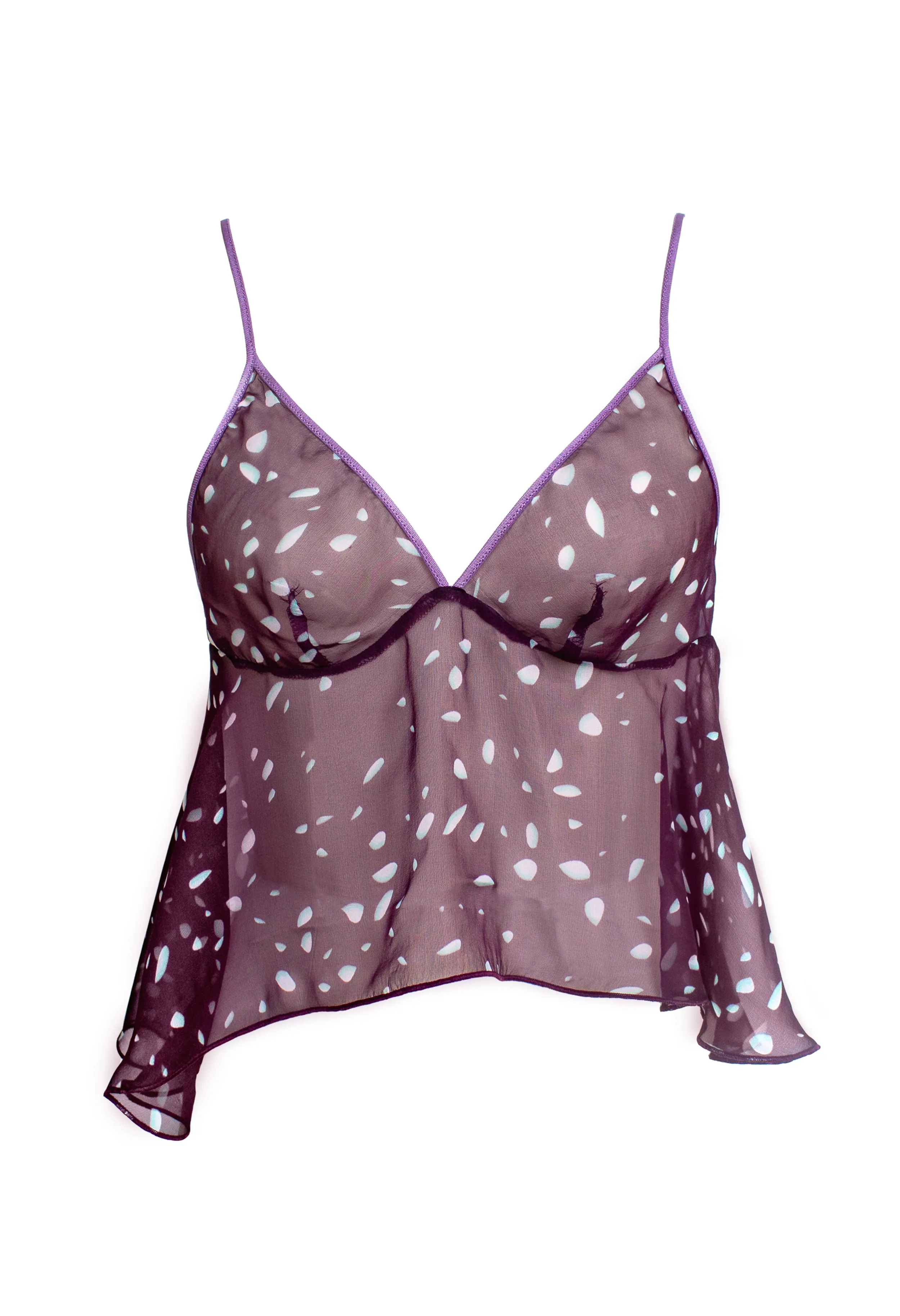 Folie Petal Silk Camisole - Fig