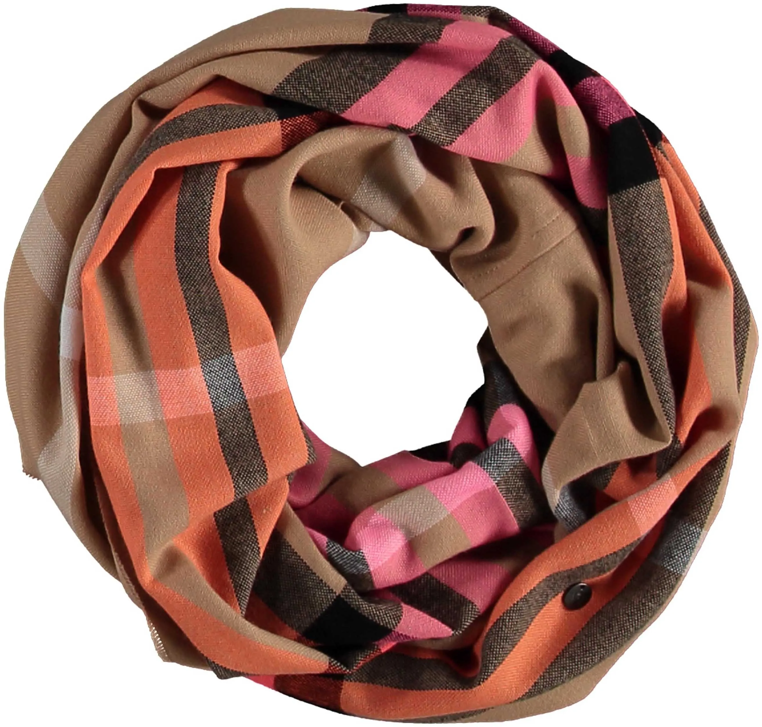 FRAAS Plaid Lightweight Infinity Scarf