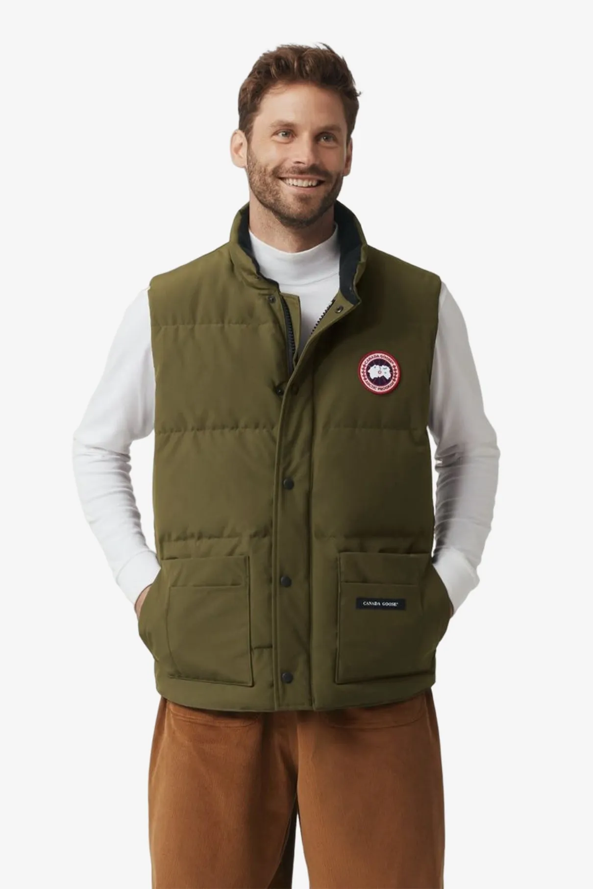 Freestyle Crew Vest－Military Green