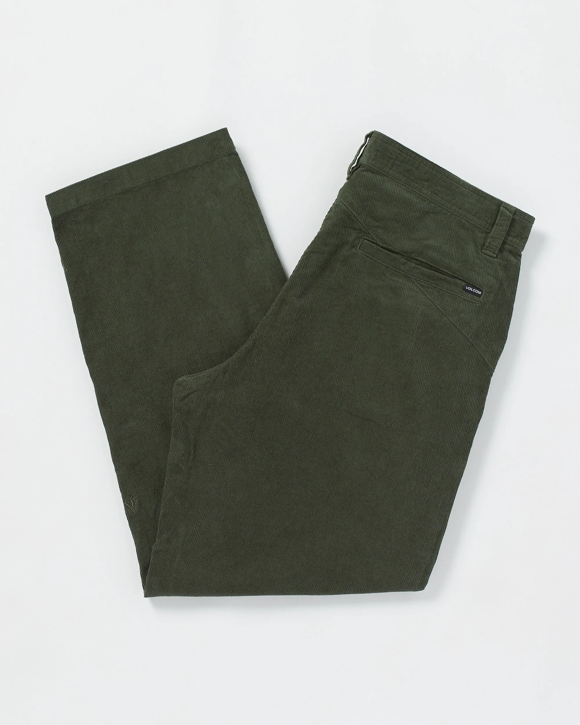 Frickin Loose Tapered Corduroy Pants - Squadron Green