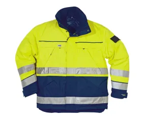 Fristads Airtech® Lined Jacket Gt-421  Yellow Navy