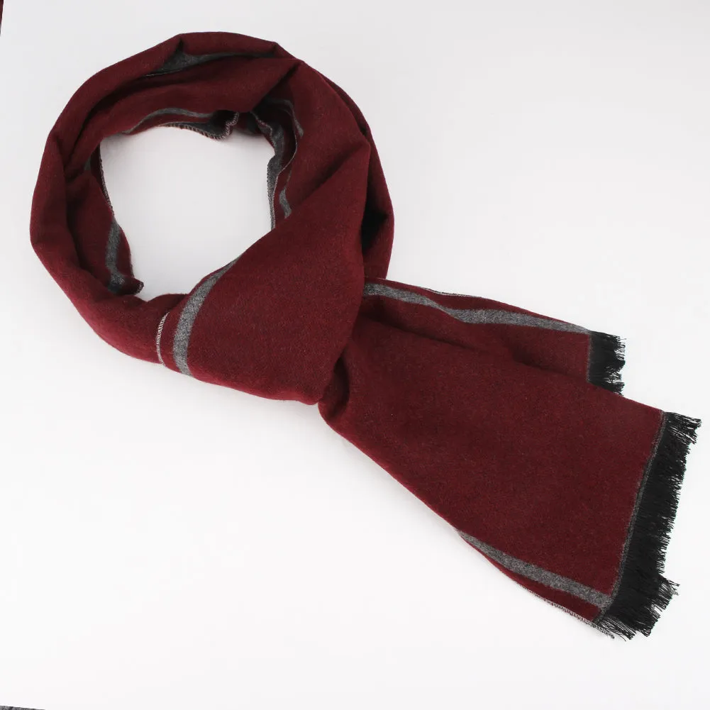 FURTALK Men Winter Cashmere Scarf Customize SFFW003