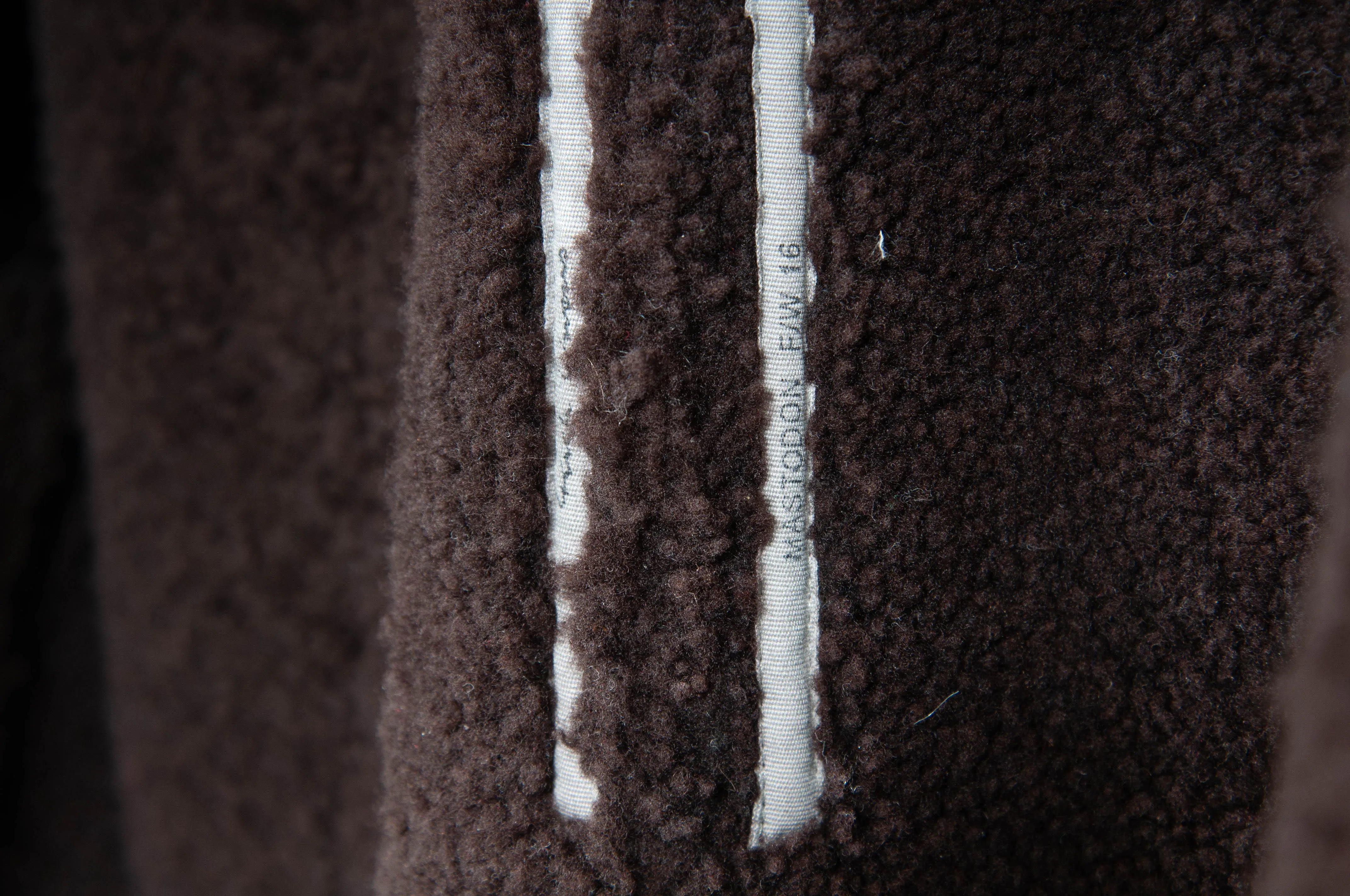 Fw 16 Mastadon Shearling Jacket (Brown)