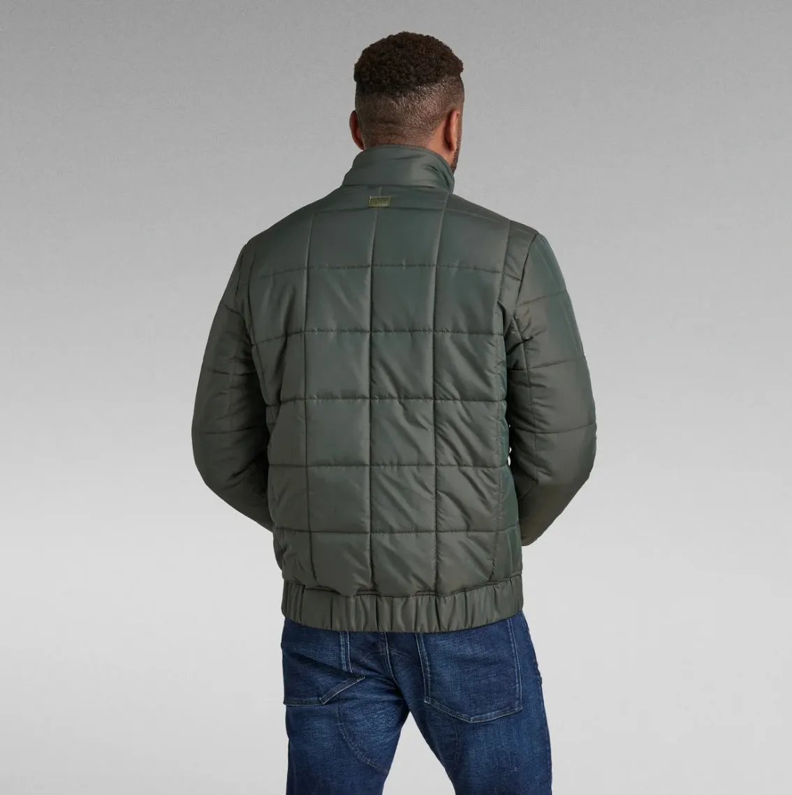 G-Star MEEFIC SQR QUILTED  JACKET Men’s - SHADOW OLIVE