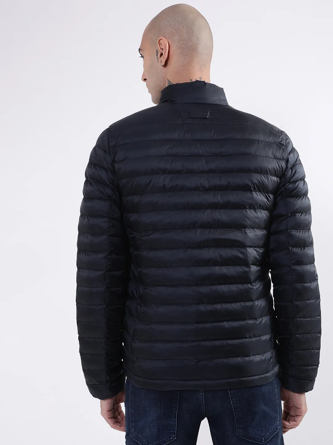 Gant Men Black Water Resistant Quilted Jacket