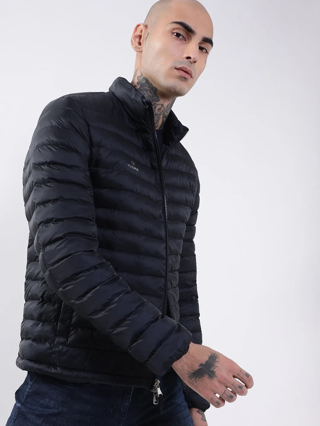 Gant Men Black Water Resistant Quilted Jacket