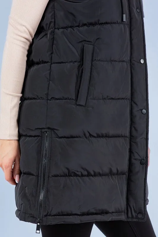 Gina Puffer Long Vest S-XL