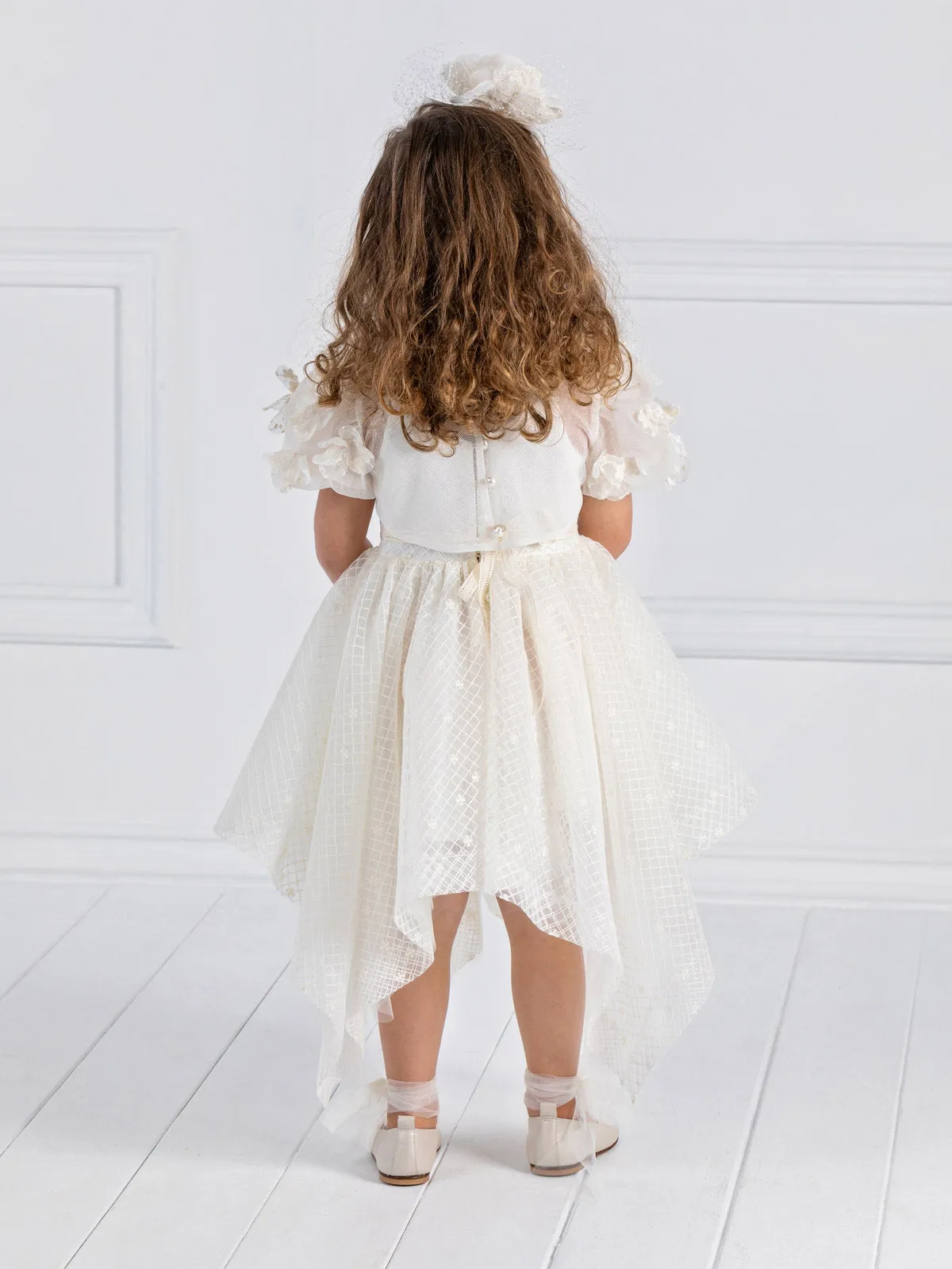 Girl's baptism set 2pcs dress & bolero - AMBITION