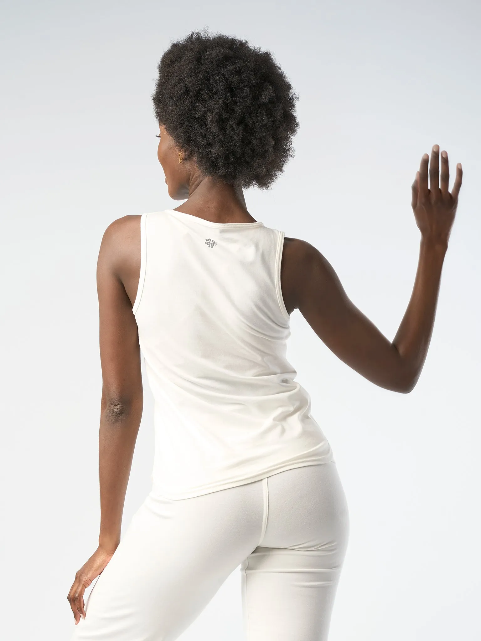 Gossypium Freedom Yoga Vest - Natural