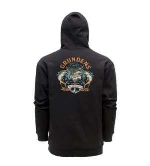 Grundens Displacement DWR Hoodie - Tuna Tattoo