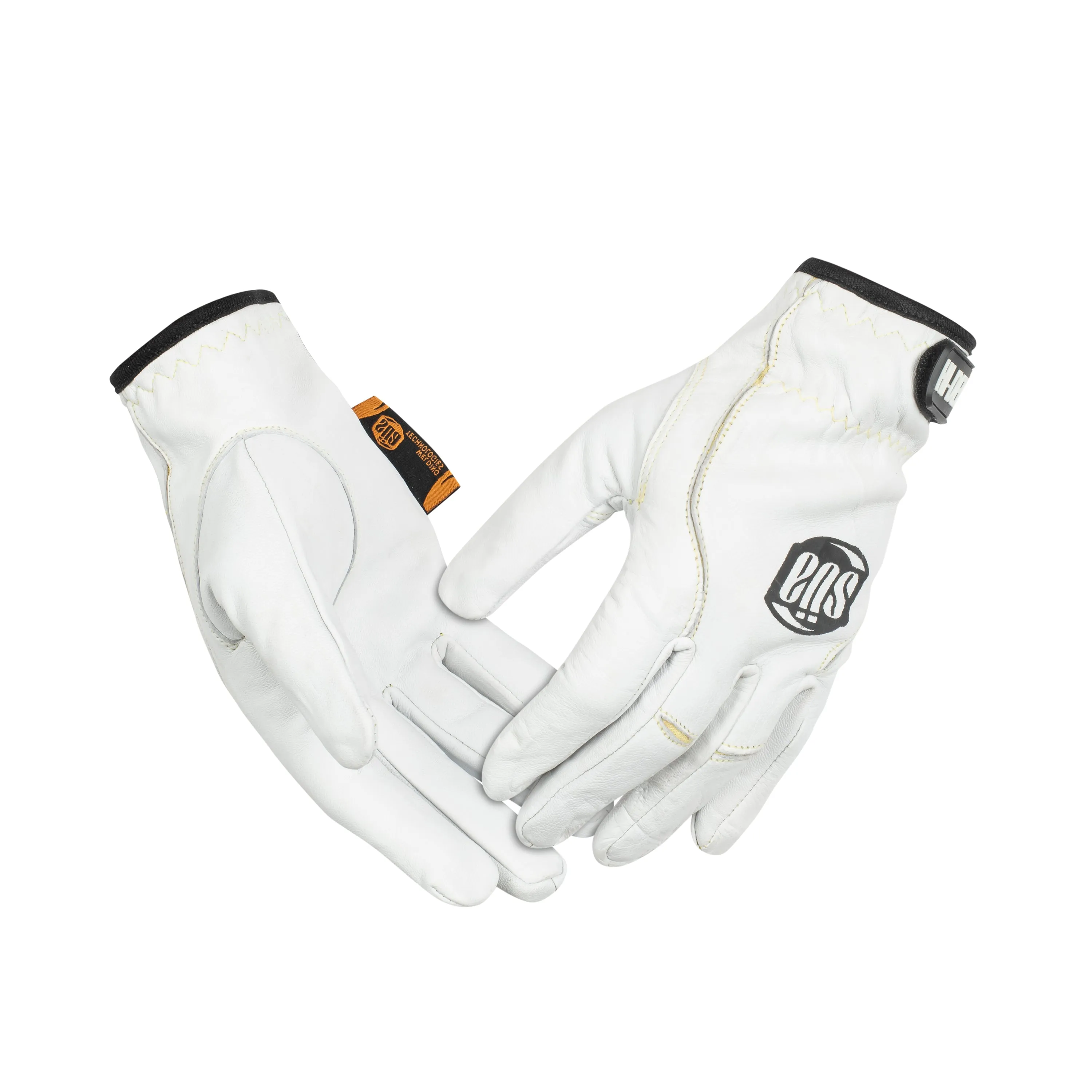 High-Definition TIG Welding Gloves - White Top Grain Lambskin - Aramid Fiber Sewn