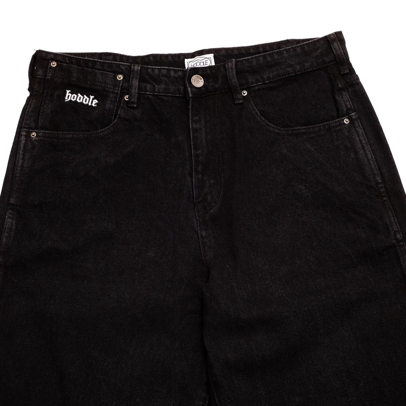 Hoddle 16o Denim Ranger Jean: Black/Black