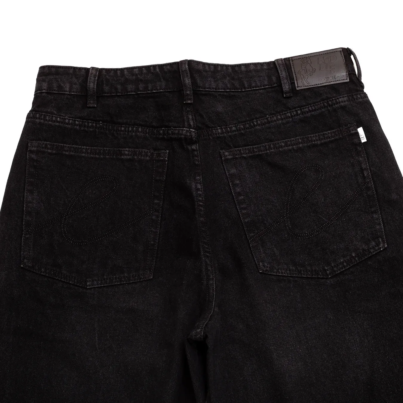 Hoddle 16o Denim Ranger Jean: Black/Black