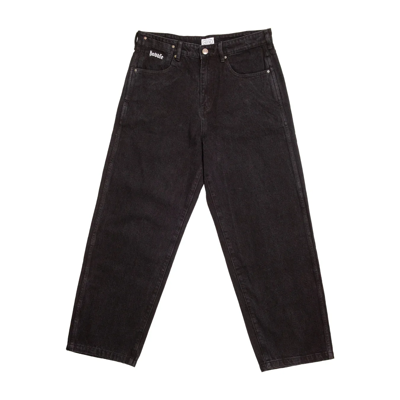 Hoddle 16o Denim Ranger Jean: Black/Black