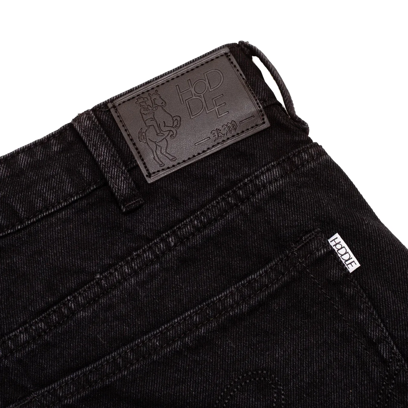 Hoddle 16o Denim Ranger Jean: Black/Black