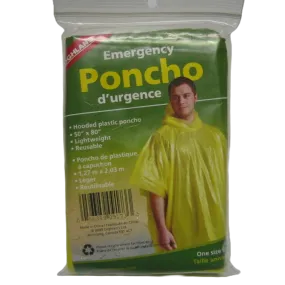 Hooded Plastic Ponchos