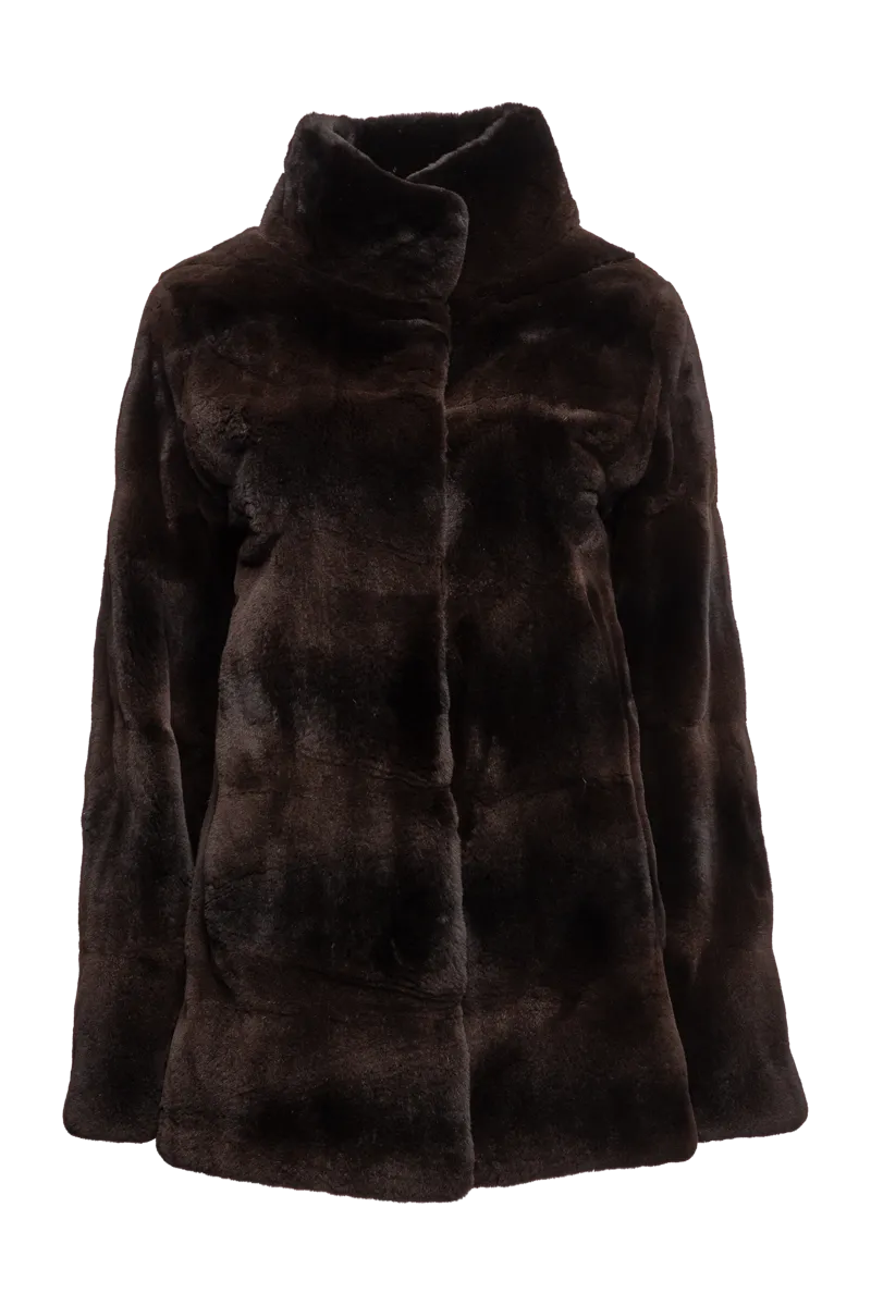 Horizontal Matara Mink Fur Jacket