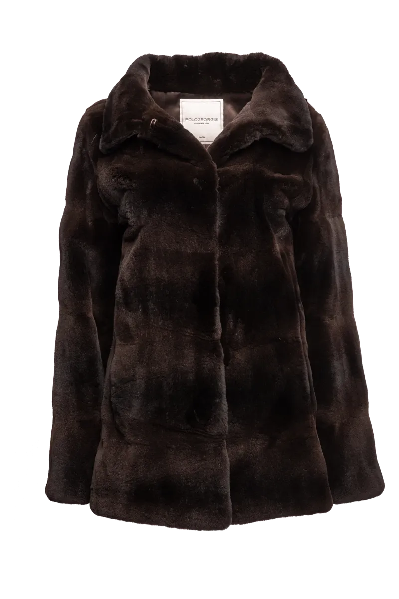 Horizontal Matara Mink Fur Jacket