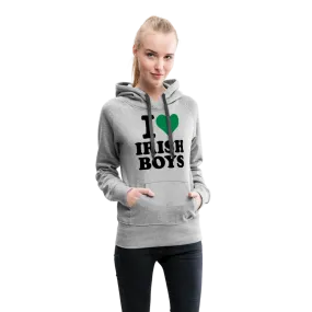 I Love Irish Boys Women’s Premium Hoodie