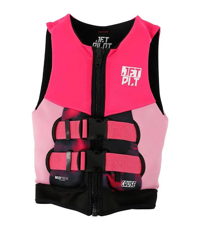 Jetpilot Cause Youth Life Vest (2025) - Pink