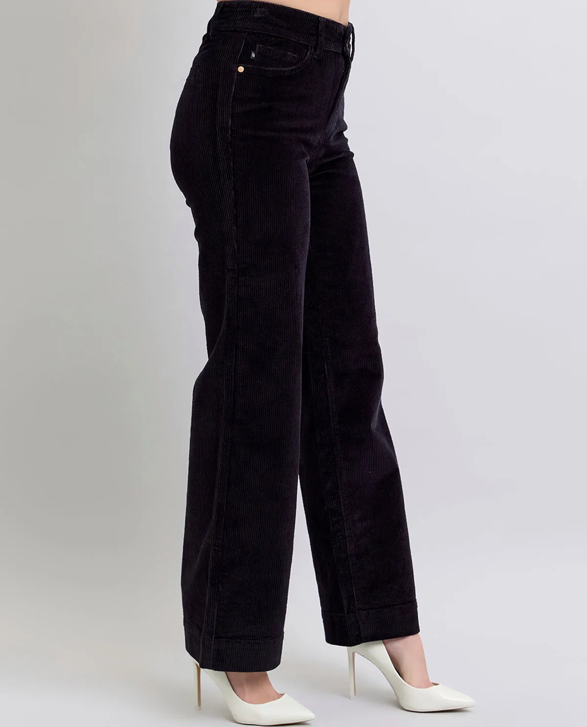 Judy Blue Corduroy Wide Leg Trouser Pant