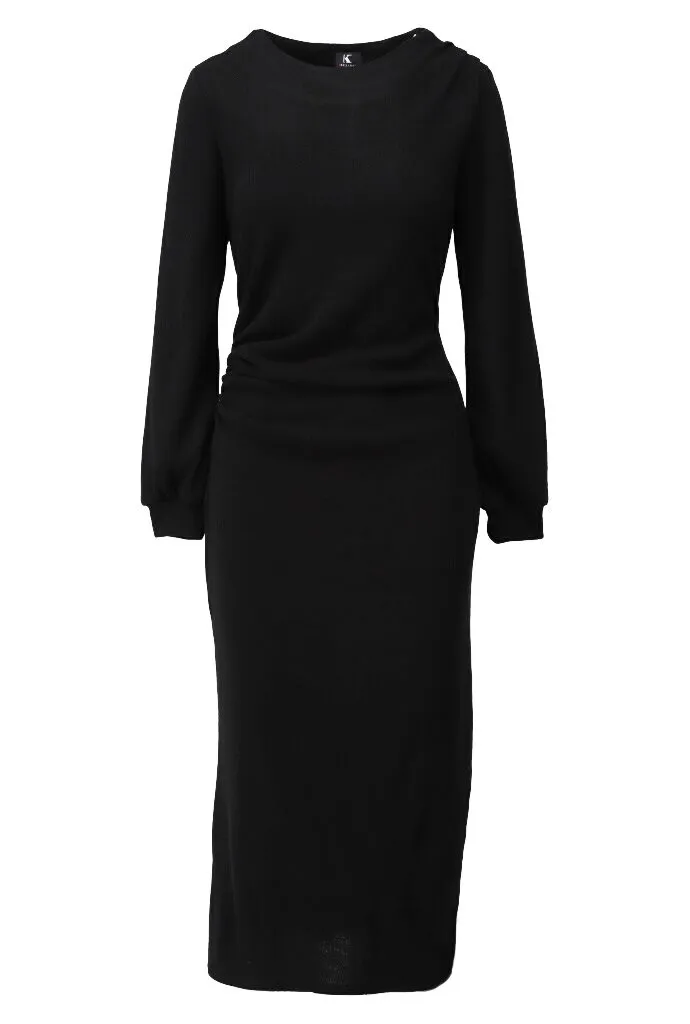 K Design Black Soft Touch Dress