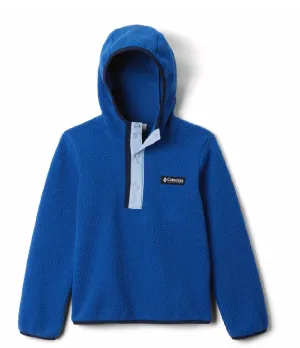 KID'S UNISEX HELVETIA HOODIE - MOUNTAIN BLUE, WHISPER (AGES 4 - 8)