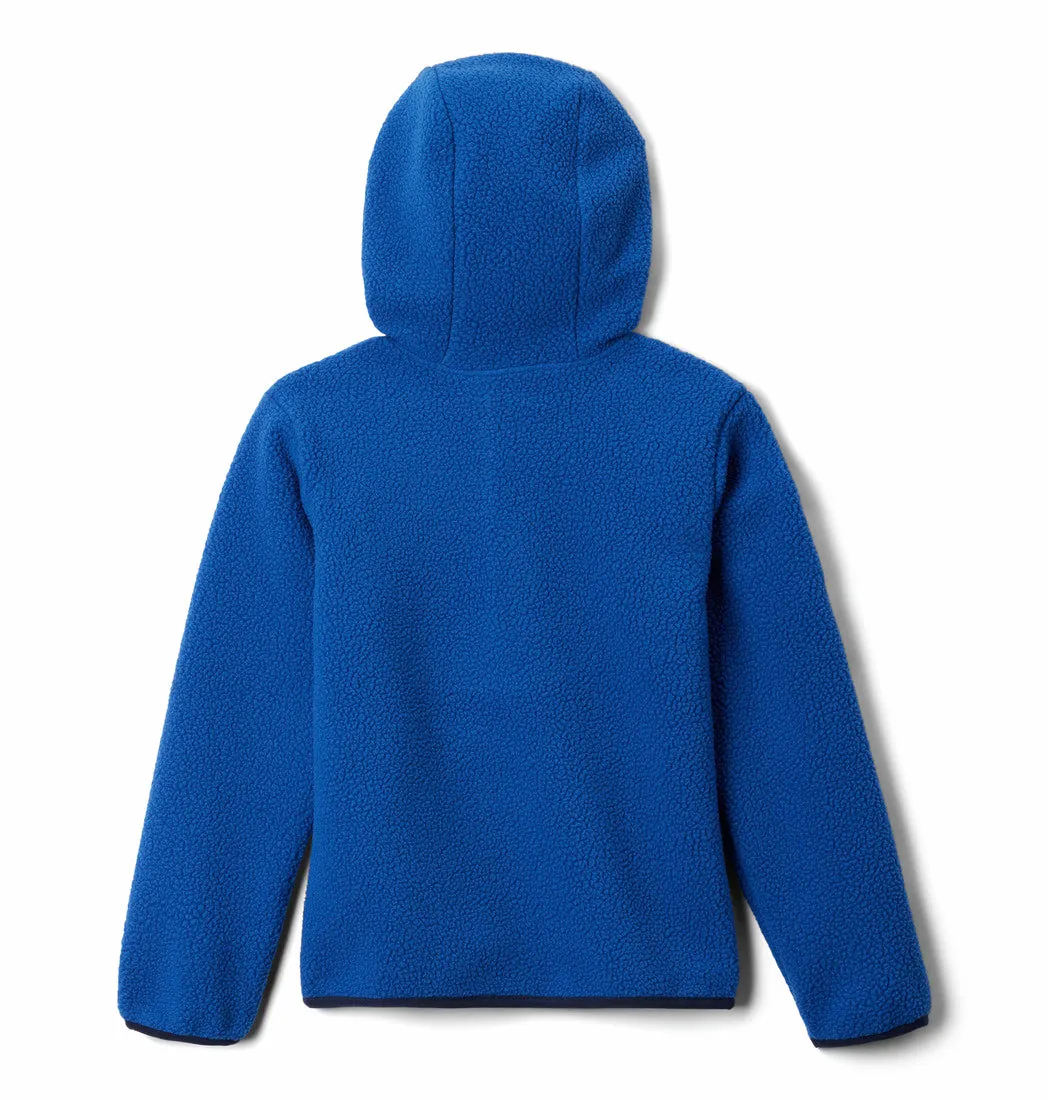 KID'S UNISEX HELVETIA HOODIE - MOUNTAIN BLUE, WHISPER (AGES 4 - 8)