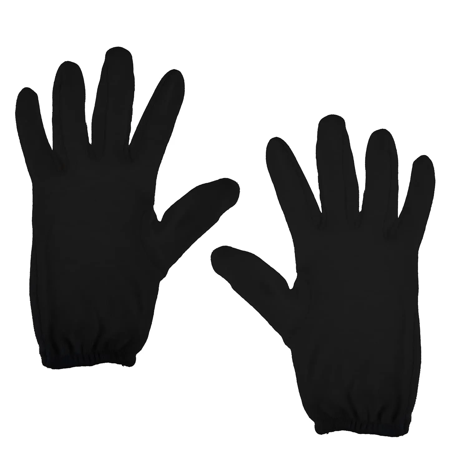 Kuber Industries Gloves | Cotton Summer Gloves | Protection From Sun Burns | Dust | Pollution | Gloves For Women | Gloves For Men | 2 Pair | Pack of 2 | Black