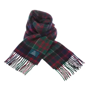 Lambswool Scottish Tartan Clan Scarf  Macdonald Of Clanranald