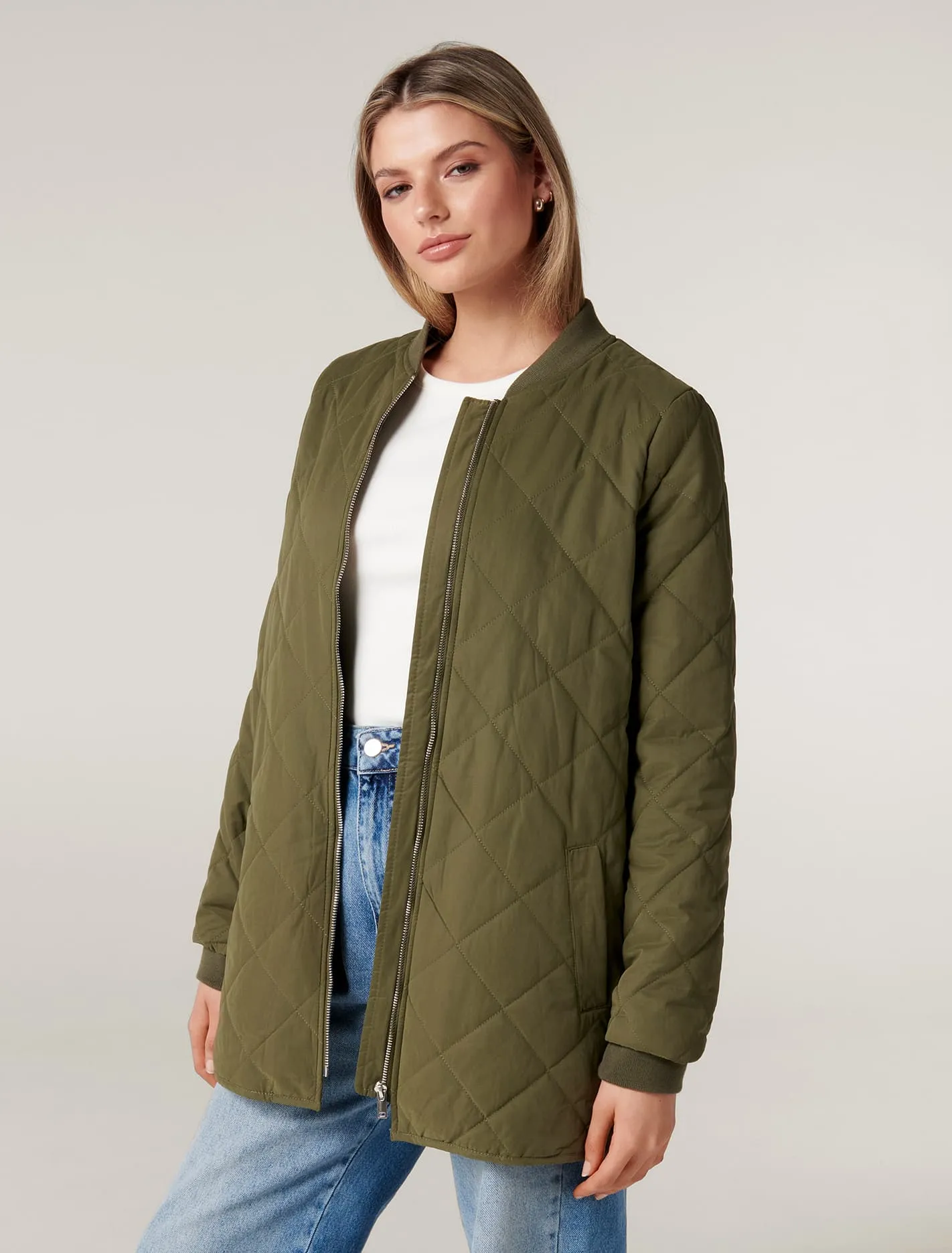 Lauren Quilted Bomber Jacket