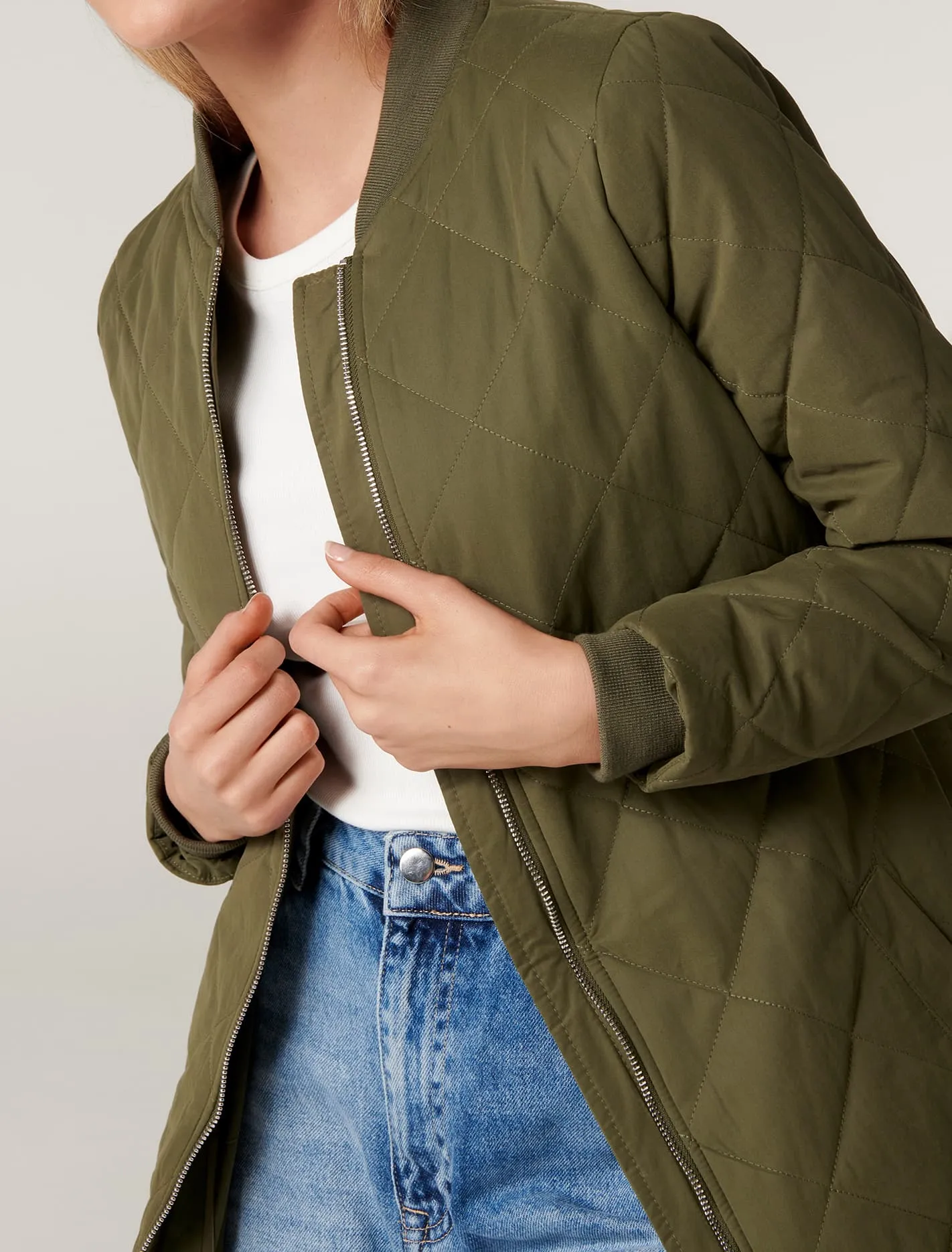 Lauren Quilted Bomber Jacket