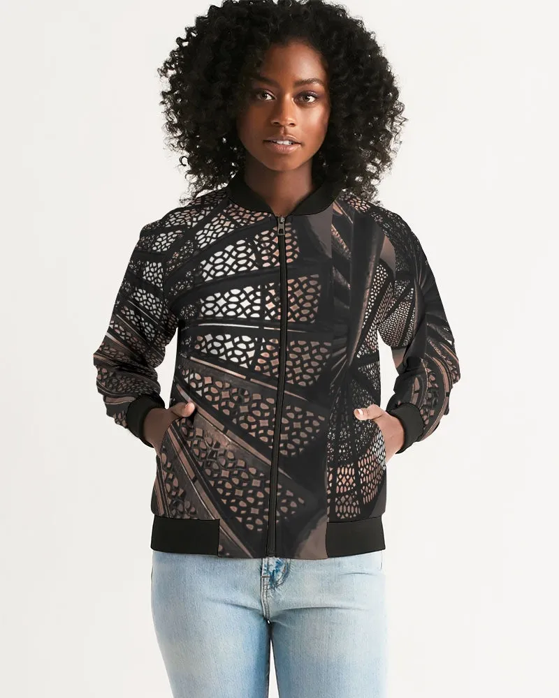 Lighthouse Fibonacci Spiral Beauty Bomber Jacket