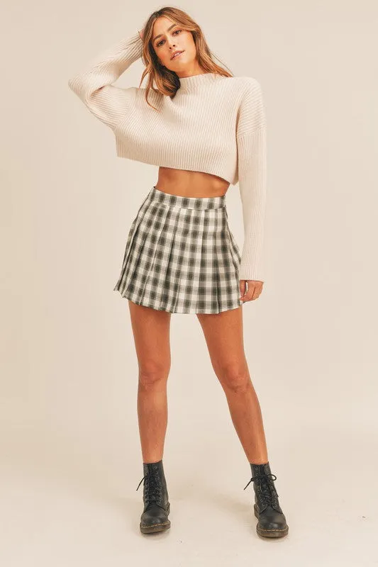 Long Sleeve Crop Sweater