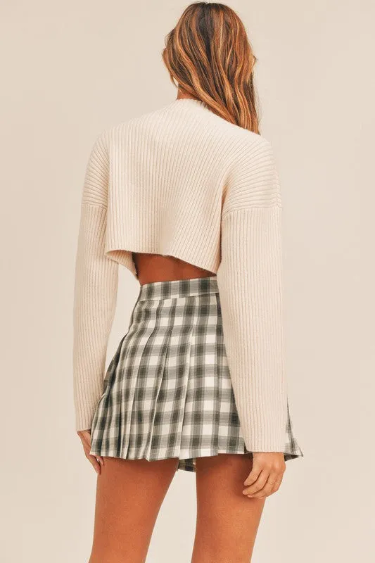 Long Sleeve Crop Sweater